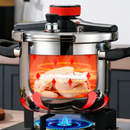 [Llevá 2 Pagá 1] Olla a Presión Supor con 3 Capas de Acero Inoxidable y Manijas Revestidas en Goma | Seguridad Total para tu Cocina + Juego de Utensilios de Cocina