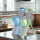 [Llevá 2 Pagá 1] Cortador de Verduras Multifuncional de Acero Inoxidable con Hoja Ajustable +REGALO: Kit de Utensilios de Cocina