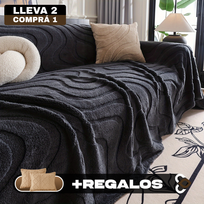 [Llevá 2 Pagá 1] Funda para Sofá Completa en Algodón +2 Regalos: Fundas para Almohadones