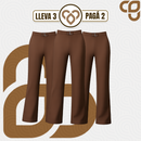 [Llevá 3 Pagá 2] Pantalón Social Femenino en Seda Hielo y Poliéster Diorah (Diseño Fino y Encantador)