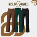 [Llevá 3 Pagá 2] Pantalón Social Femenino en Seda Hielo y Poliéster Diorah (Diseño Fino y Encantador)