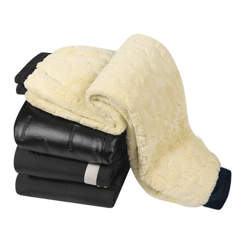 [Llevá 3 Pagá 2] Pantalón Lana en Tejido de Algodón y Poliéster con Interior de Peluche (Calentito, Elegante y Súper Cómodo!)